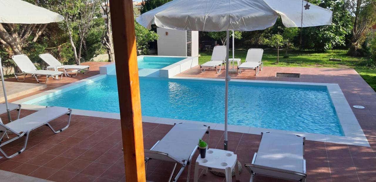 Maria Lemoni Swimming Pool Apartment Nea Skioni Ngoại thất bức ảnh